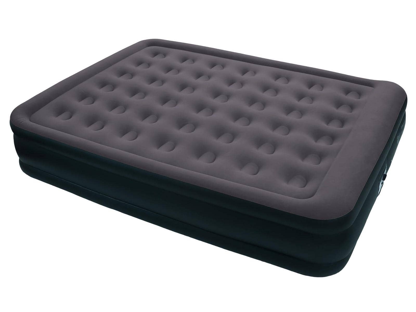 Double Luftbett mit integrierter Pumpe | 203x157cm