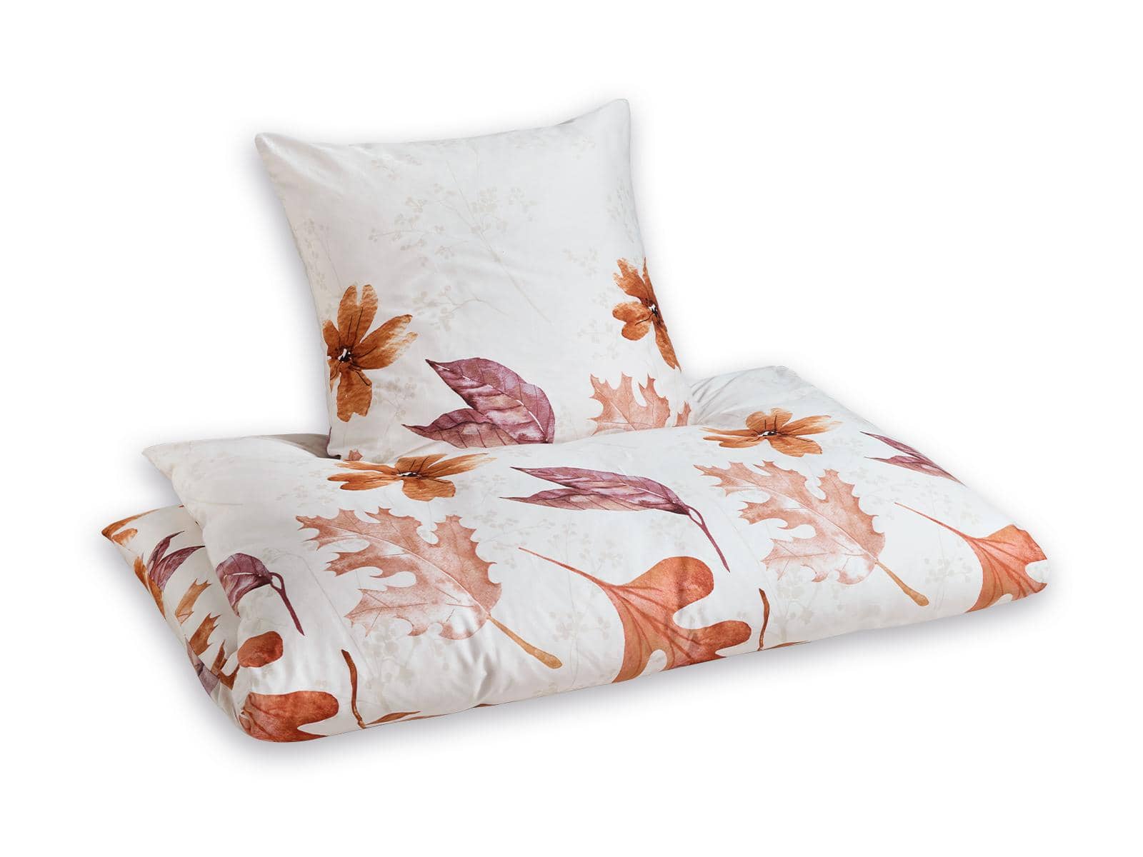 Inspiration Home Blättertraum Satin Bettwäsche Inspiration Home Blättertraum Satin Bettwäsche