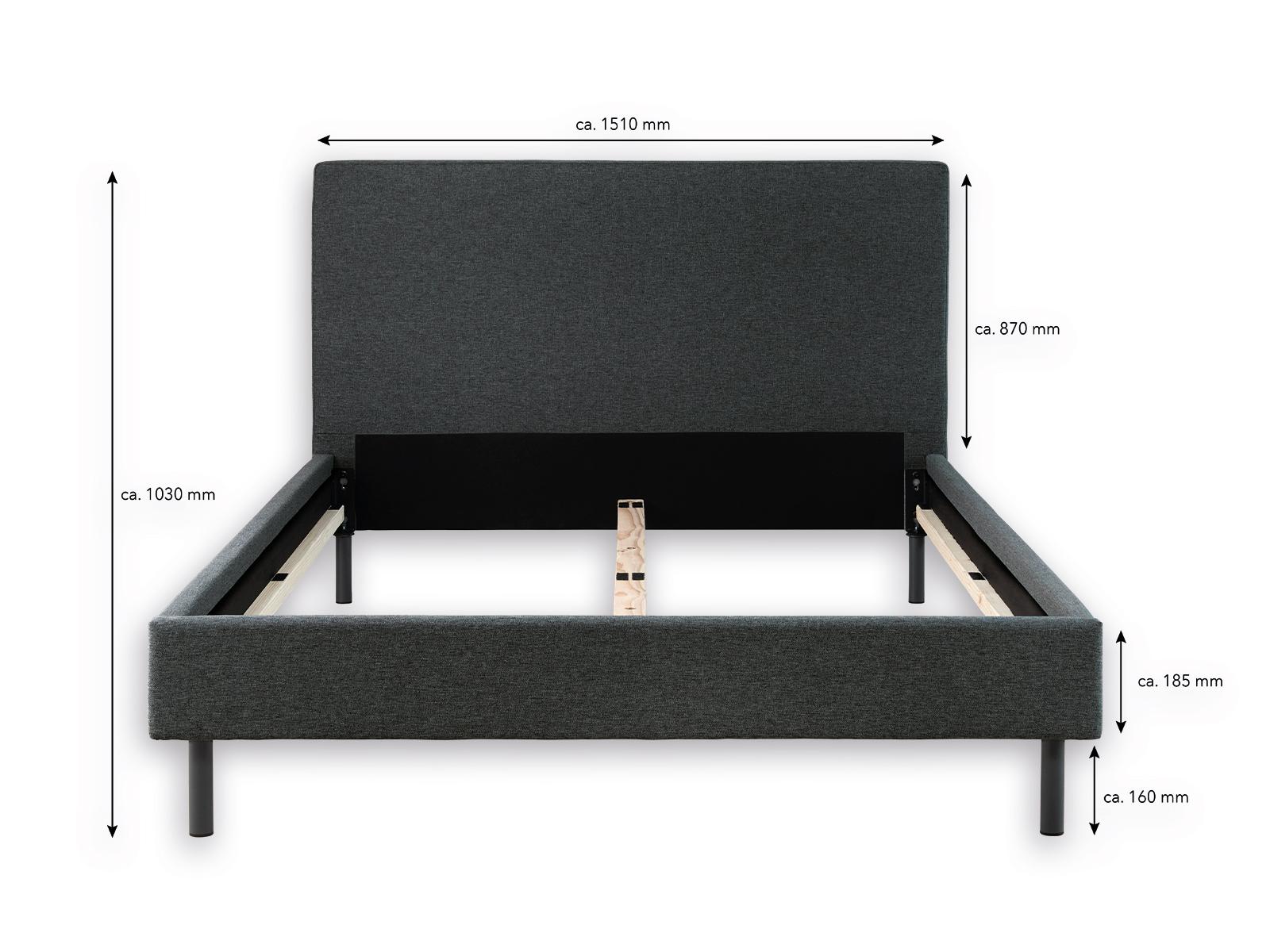 Nisco Slate Polsterbett - Bild 7 - Vergrößern