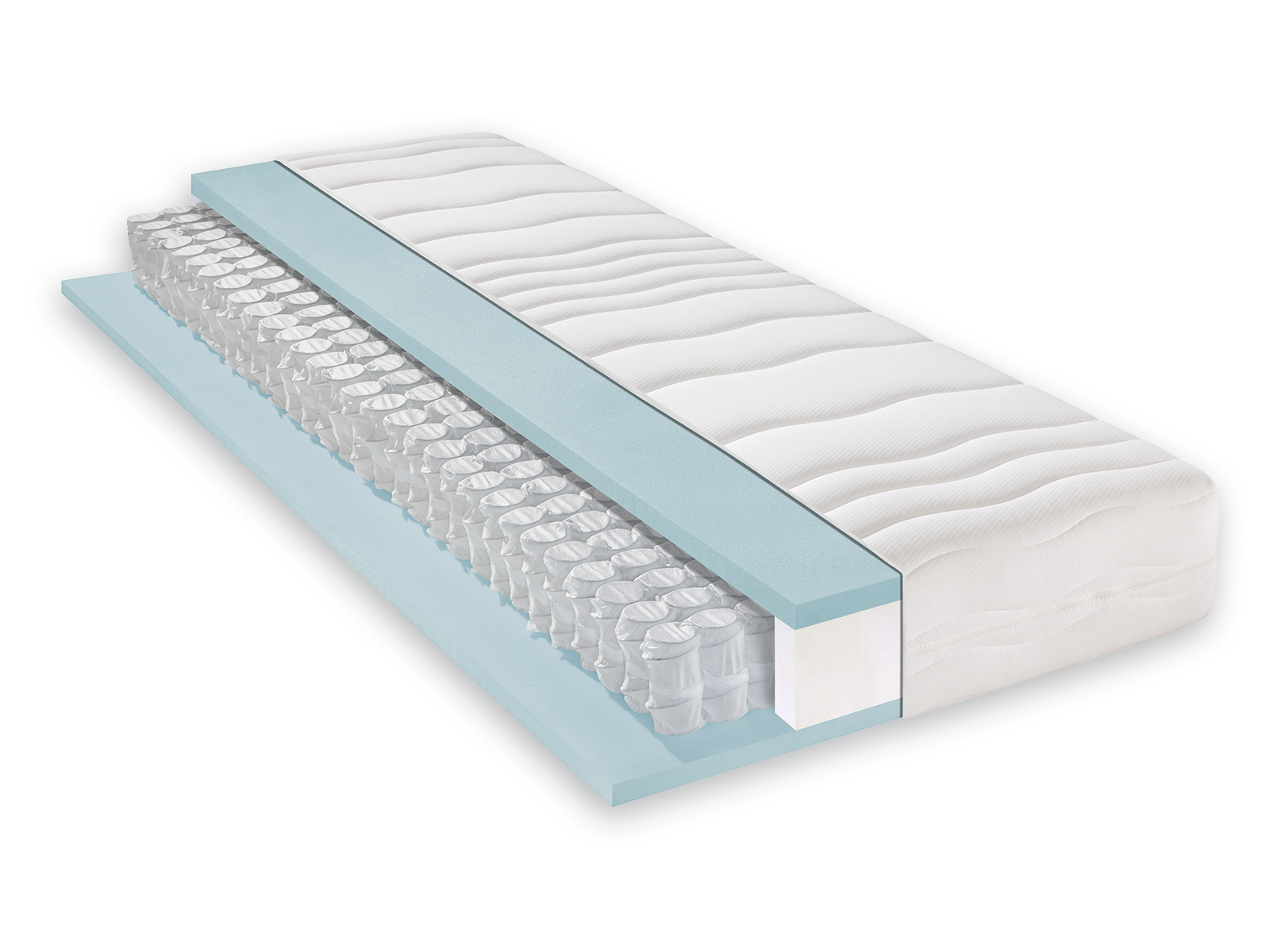 BeCo Maxi Strong Taschenfederkernmatratze 140x200cm 21 cm H5 hoch