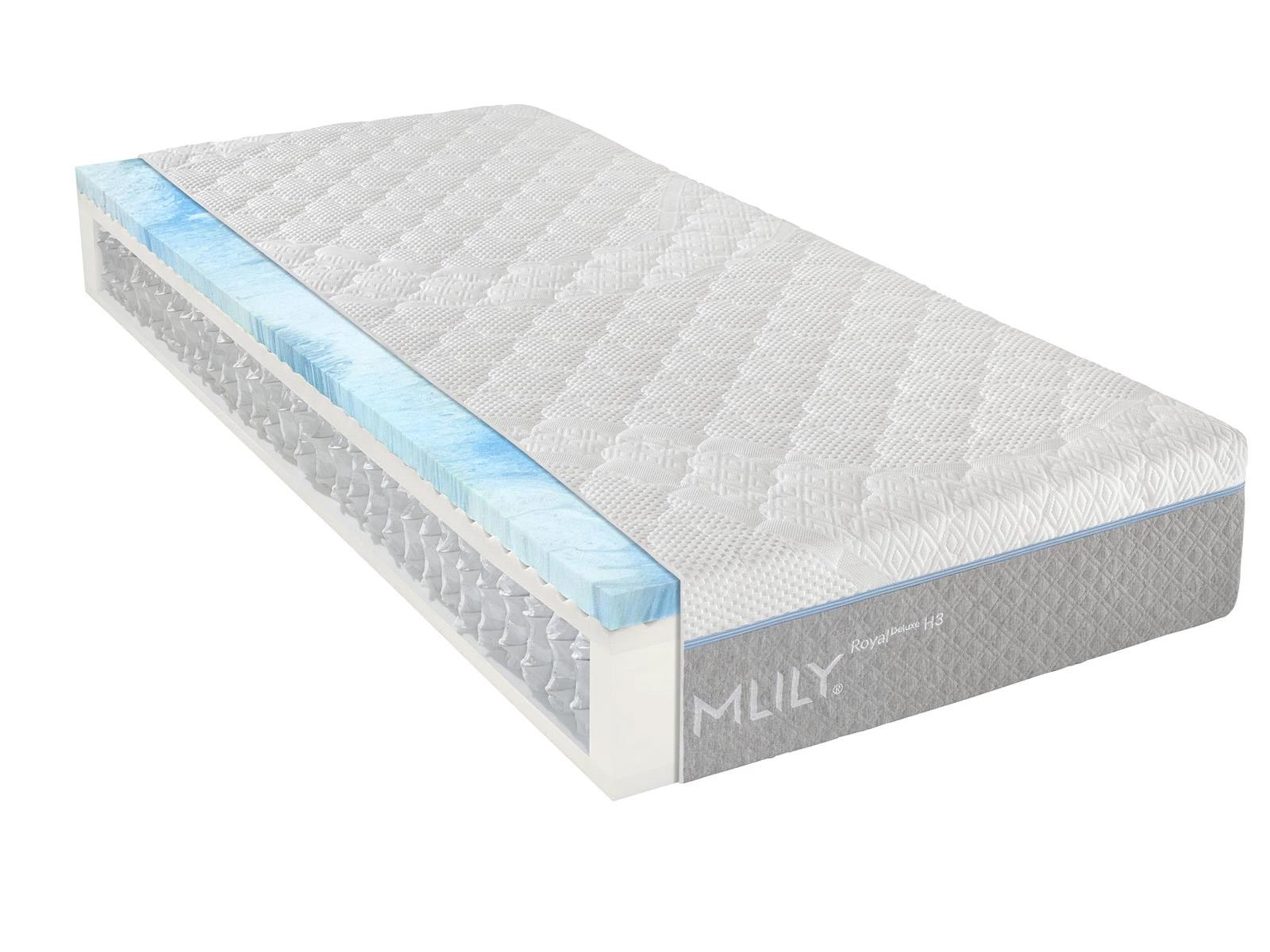 MLILY Royal Deluxe Taschenfederkernmatratze 090x200cm 26 cm H4 hoch