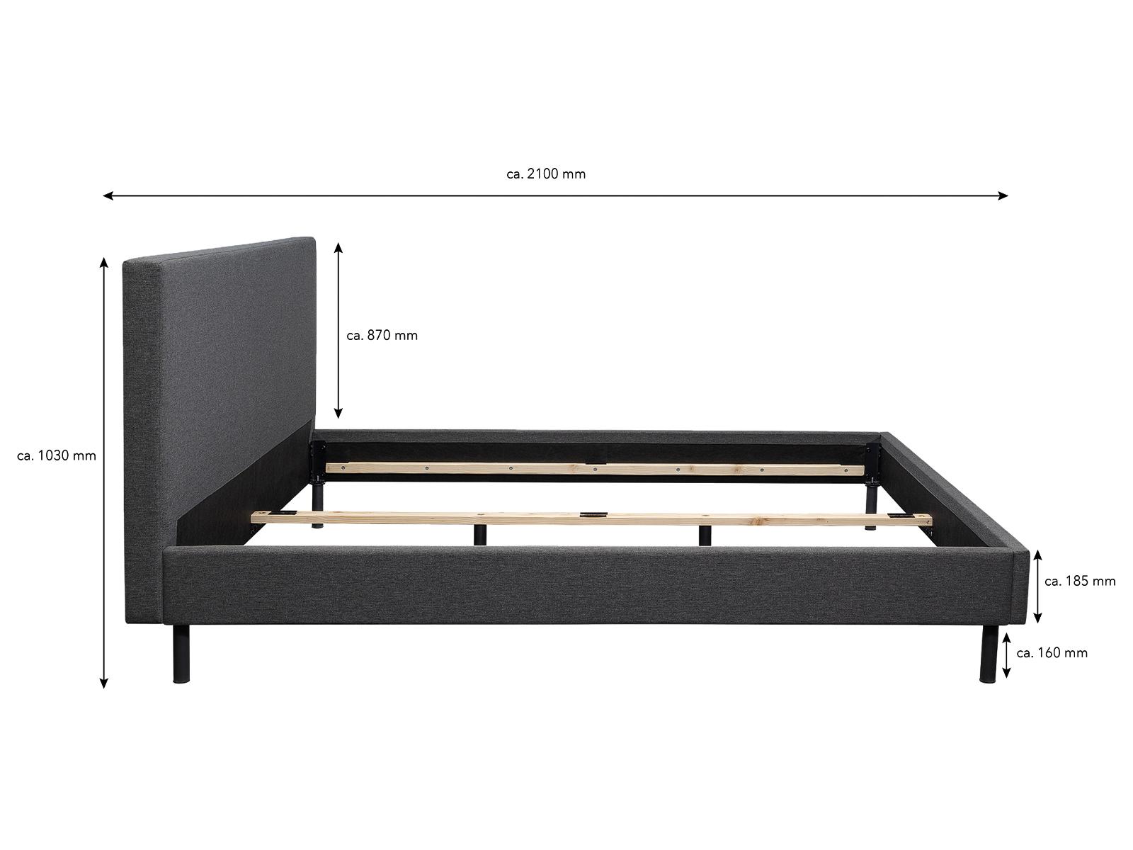 Nisco Slate Polsterbett - Bild 1 - Vergrößern