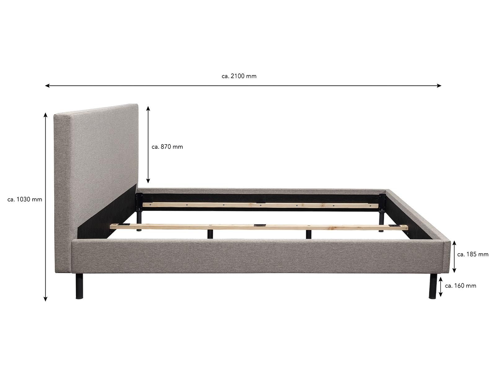 Nisco Slate Polsterbett - Bild 1 - Vergrößern